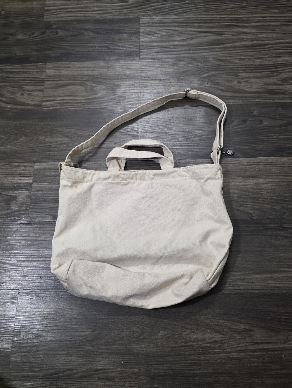 baggu X Jessica wiliams Embroidered Canvas Tote Bag beige - Picture 2 of 8